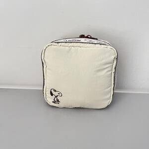 Peanuts Snoopy Padded Eco Cosmetic Bag Runner Series New